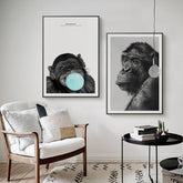 Toile - Cute Monkeys